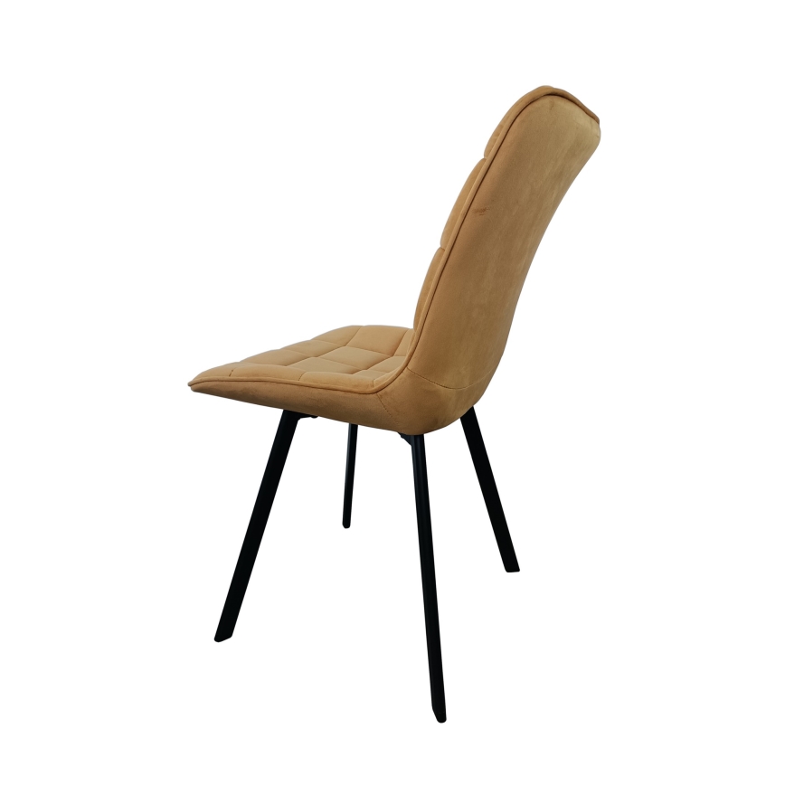 Chaise de salle à manger ADINA jaune