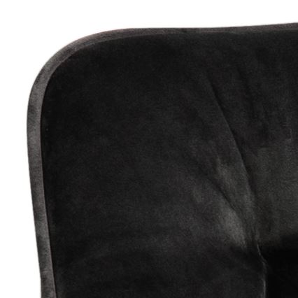 Chaise de salle à manger avec accoudoirs AYLIN 1 pcs noir