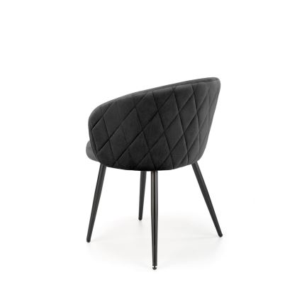 Chaise de salle à manger CALMURE anthracite