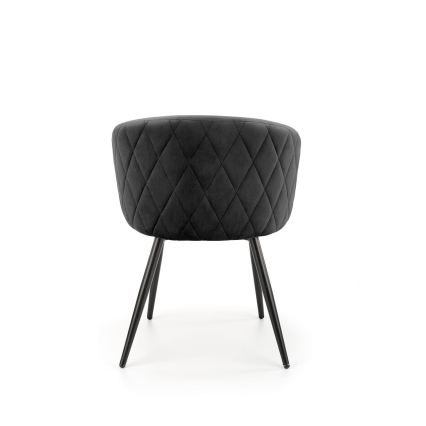 Chaise de salle à manger CALMURE anthracite