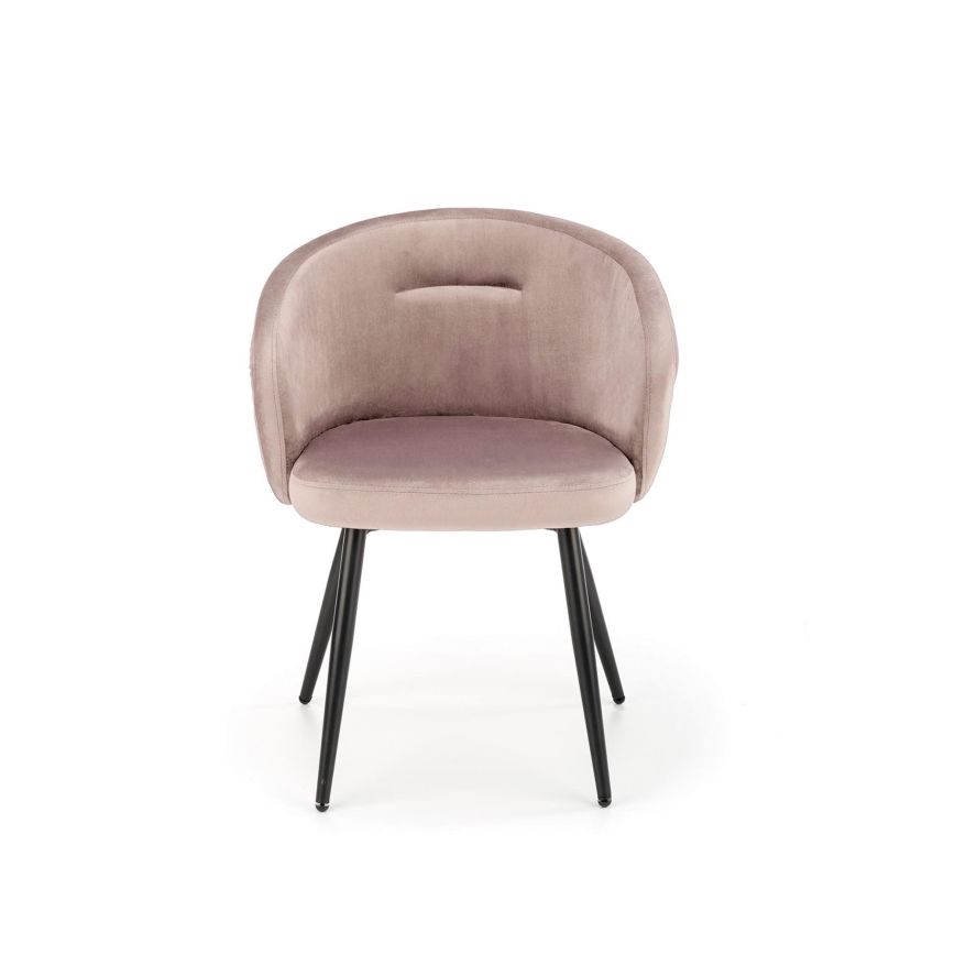 Chaise de salle à manger CALMURE rose