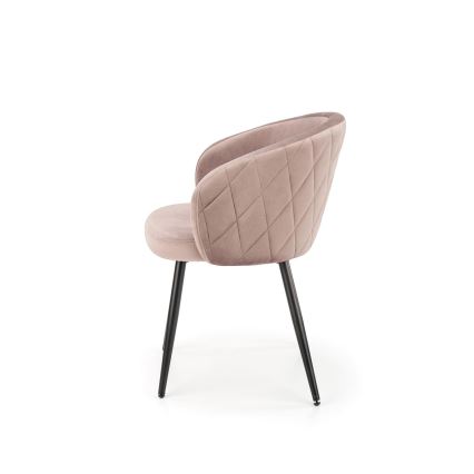 Chaise de salle à manger CALMURE rose
