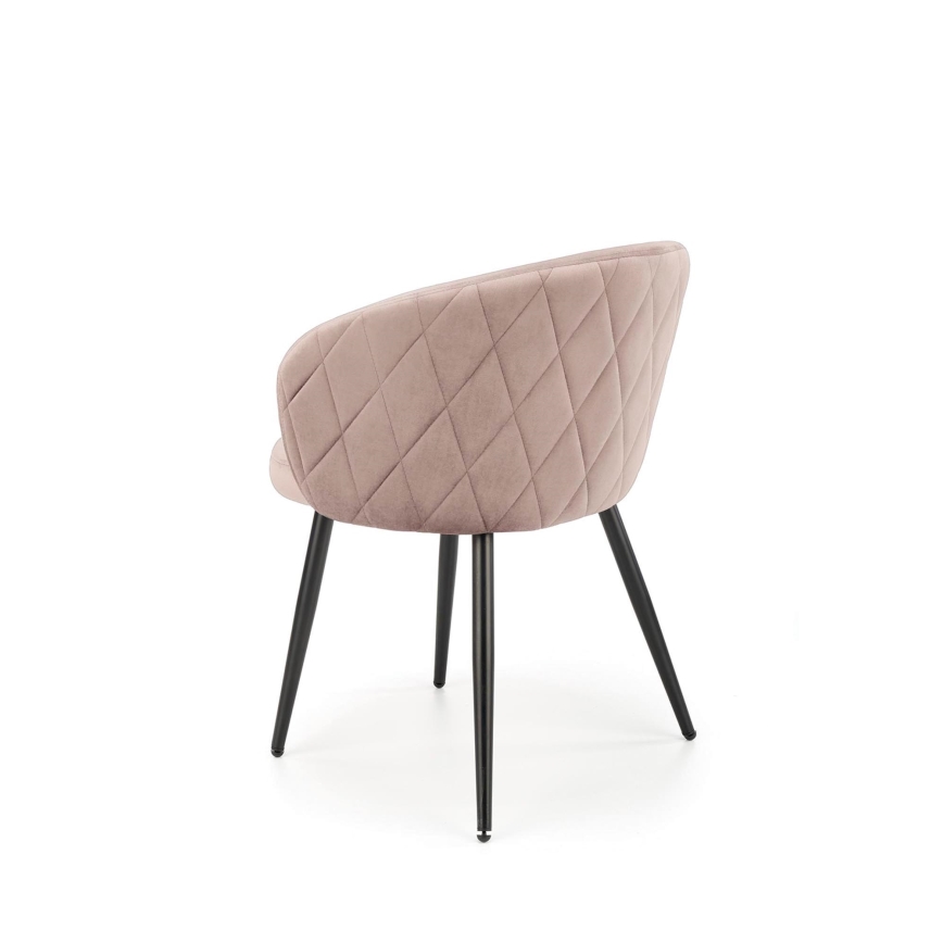 Chaise de salle à manger CALMURE rose
