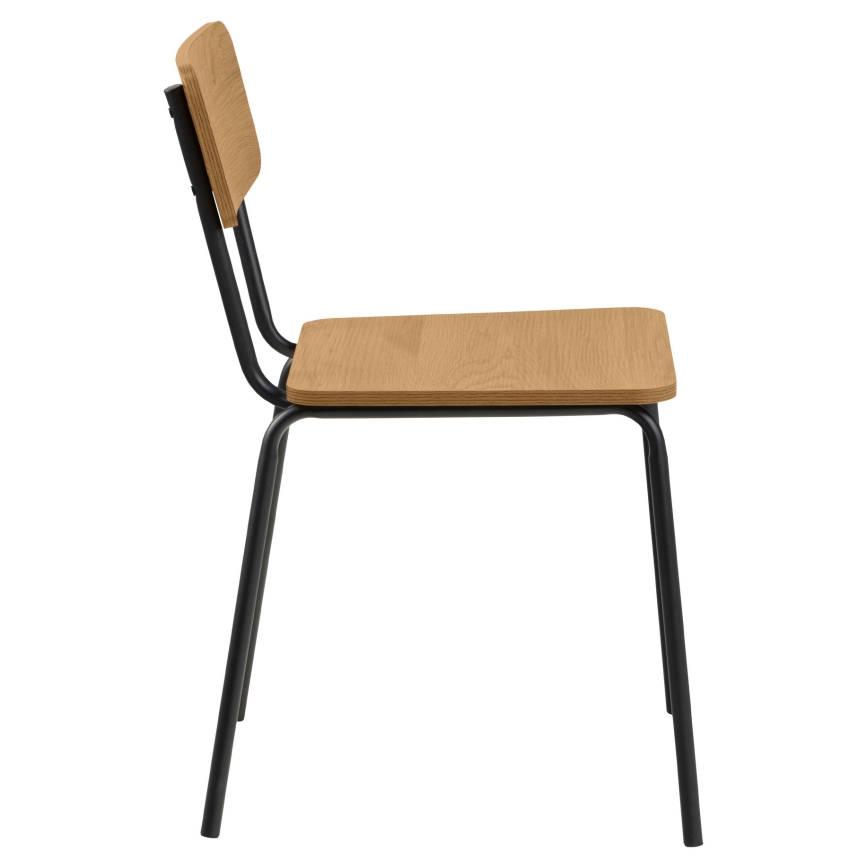 Chaise de salle à manger CARYS 1 pcs chêne