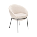 Chaise de salle à manger COBRE 1 pièce beige