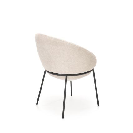 Chaise de salle à manger COBRE 1 pièce beige