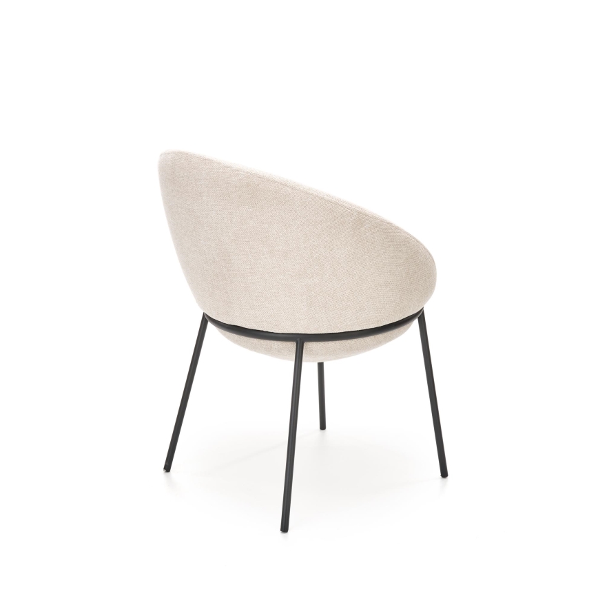Chaise de salle à manger COBRE 1 pièce beige