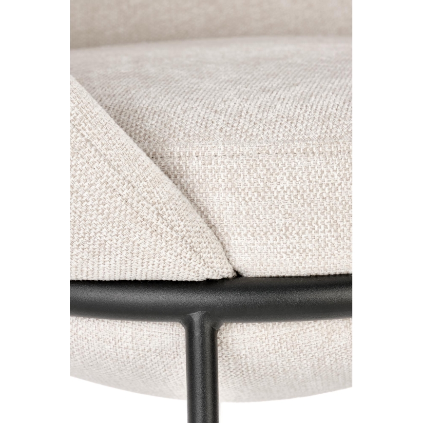 Chaise de salle à manger COBRE 1 pièce beige