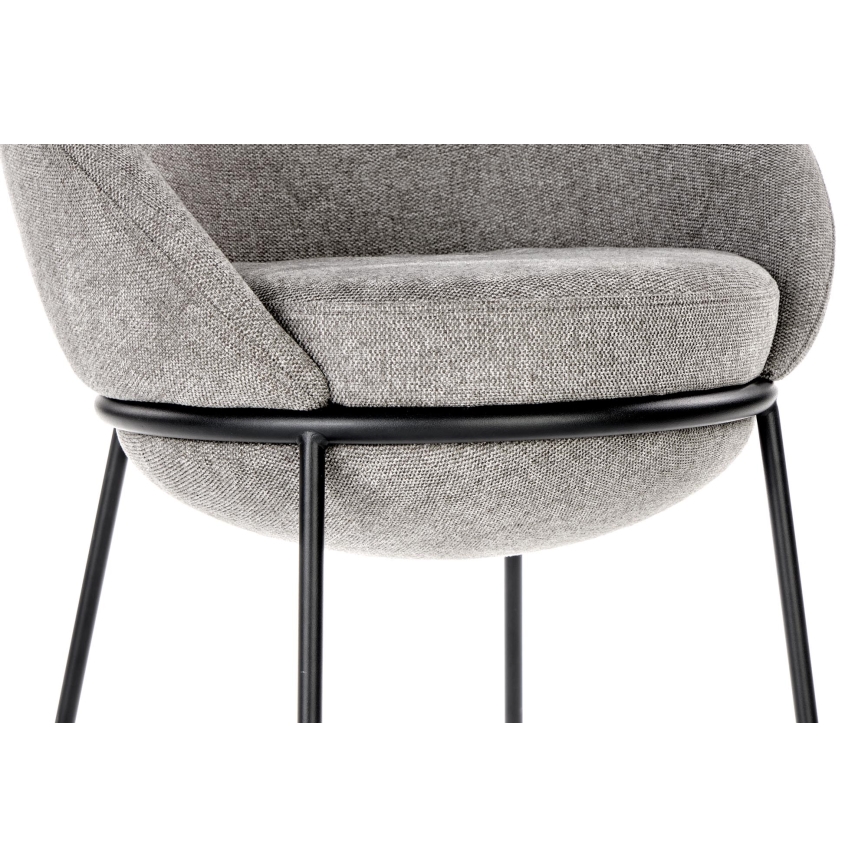 Chaise de salle à manger COBRE 1 pièce grise