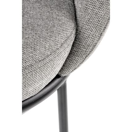 Chaise de salle à manger COBRE 1 pièce grise