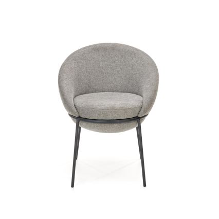 Chaise de salle à manger COBRE 1 pièce grise