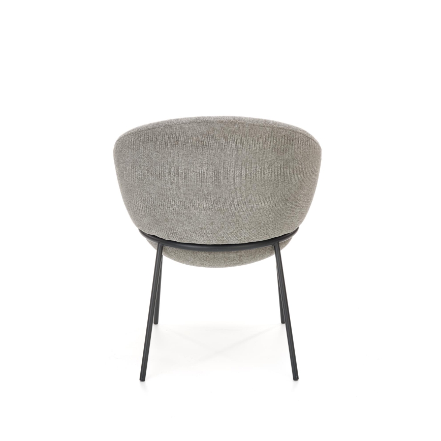 Chaise de salle à manger COBRE 1 pièce grise