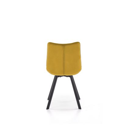 Chaise de salle à manger COMORO, 1 pièce, jaune