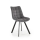 Chaise de salle à manger COMORO 1 unité gris anthracite