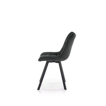 Chaise de salle à manger COMORO 1 unité gris anthracite