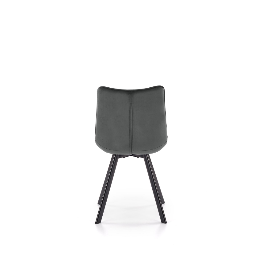 Chaise de salle à manger COMORO 1 unité gris anthracite