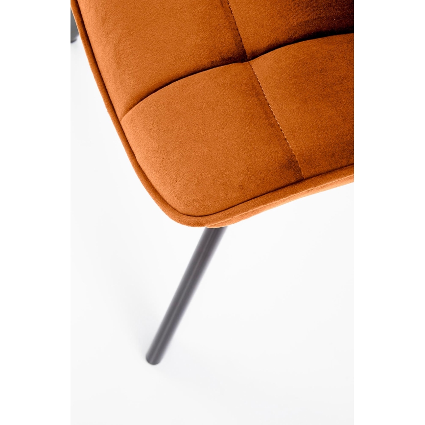 Chaise de salle à manger COMORO — 1 pièce, marron cannelle