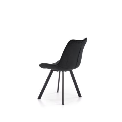 Chaise de salle à manger COMORO — 1 pièce, noire