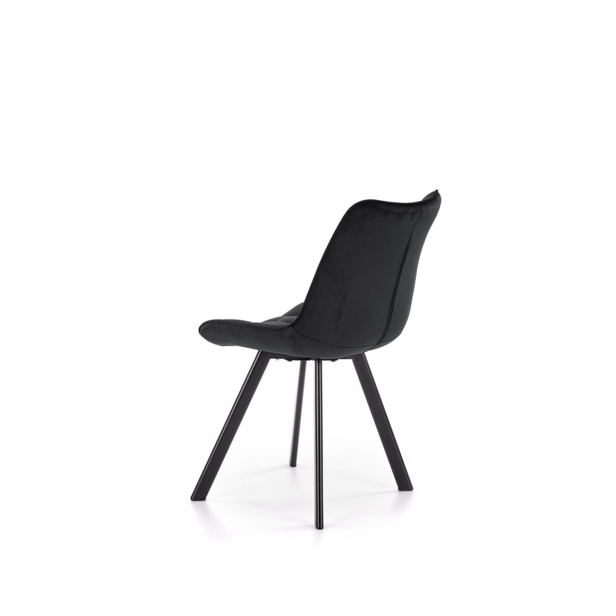 Chaise de salle à manger COMORO — 1 pièce, noire