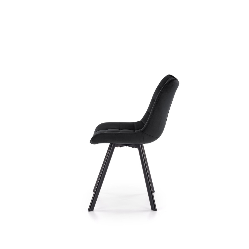 Chaise de salle à manger COMORO — 1 pièce, noire