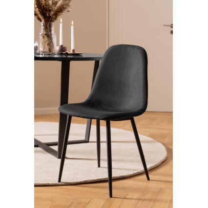 Chaise de salle à manger KAIA 1 pcs noir