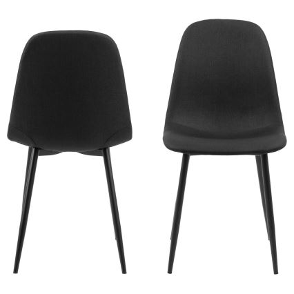 Chaise de salle à manger KAIA 1 pcs noir