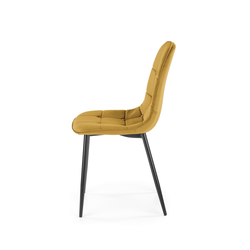 Chaise de salle à manger KINDREL 1 pièce jaune