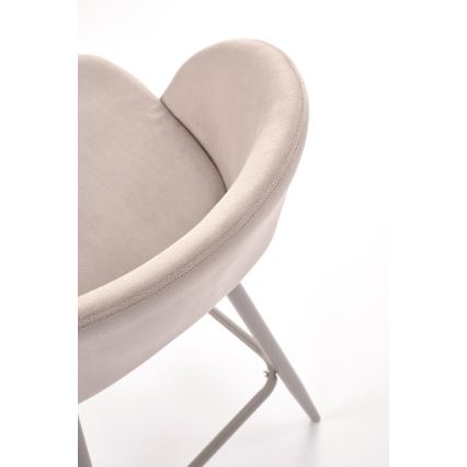 Chaise de salle à manger KVEL 1 pièce crème