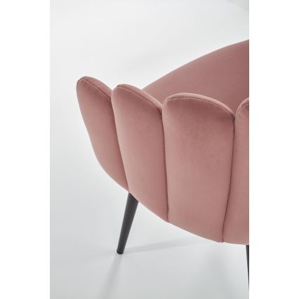Chaise de salle à manger LOCAS 1 pièce rose
