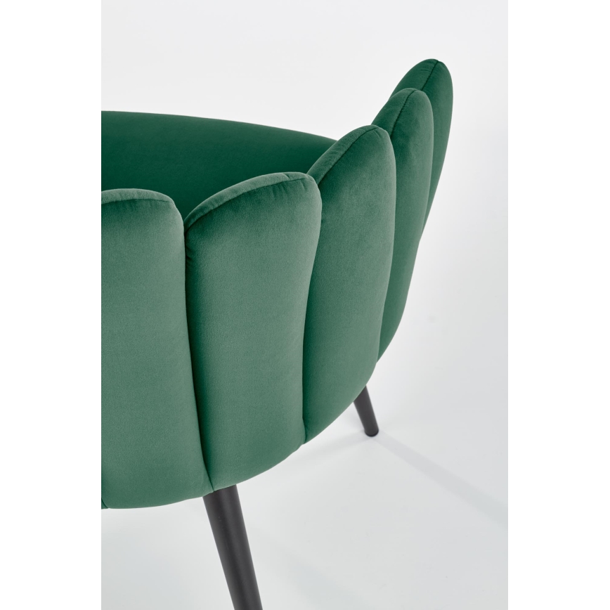 Chaise de salle à manger LOCAS 1 pièce verte