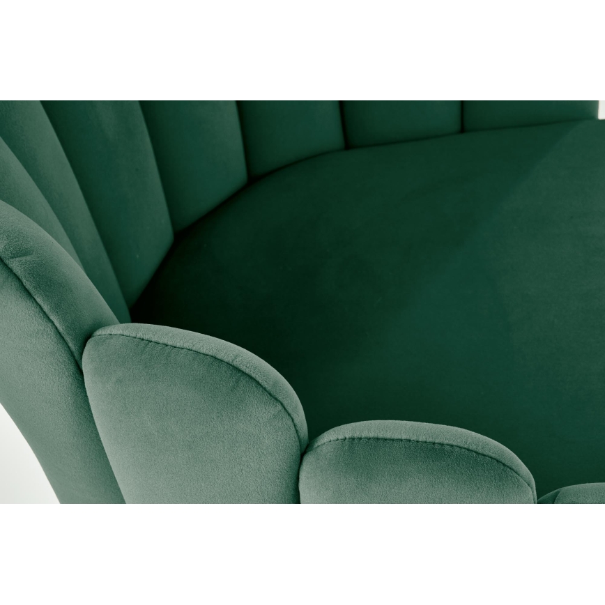 Chaise de salle à manger LOCAS 1 pièce verte