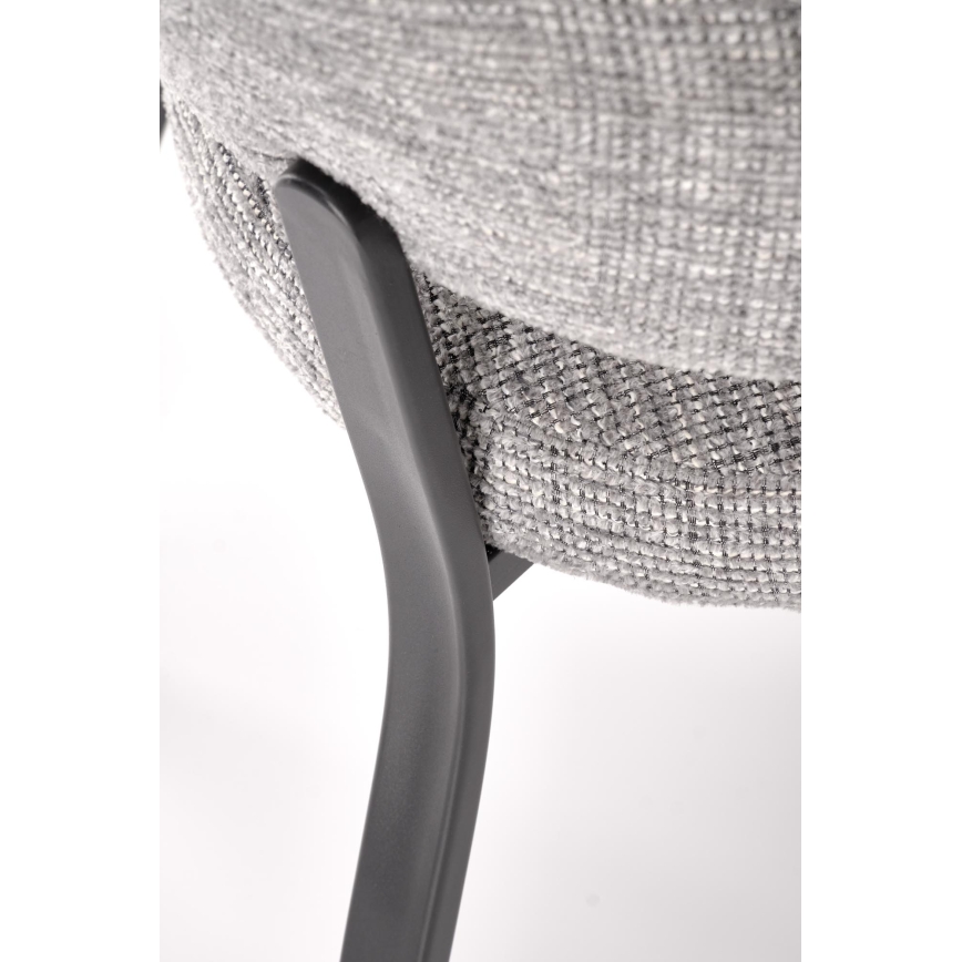 Chaise de salle à manger LOCUS 1 pièce grise