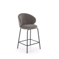 Chaise de salle à manger MYK 1 pièce grise