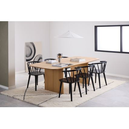 Chaise de salle à manger RUBY 1 pcs noir