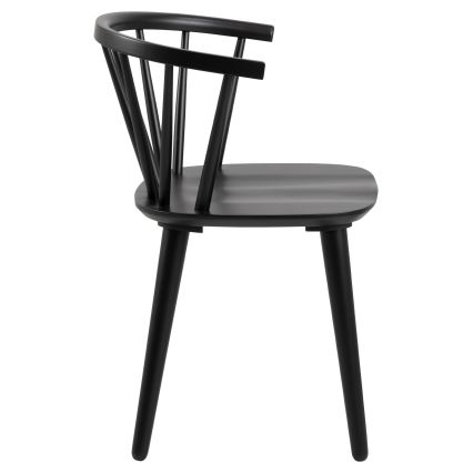 Chaise de salle à manger RUBY 2 pcs noir
