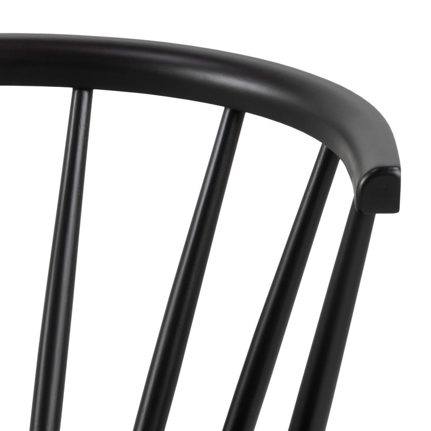Chaise de salle à manger RUBY 2 pcs noir