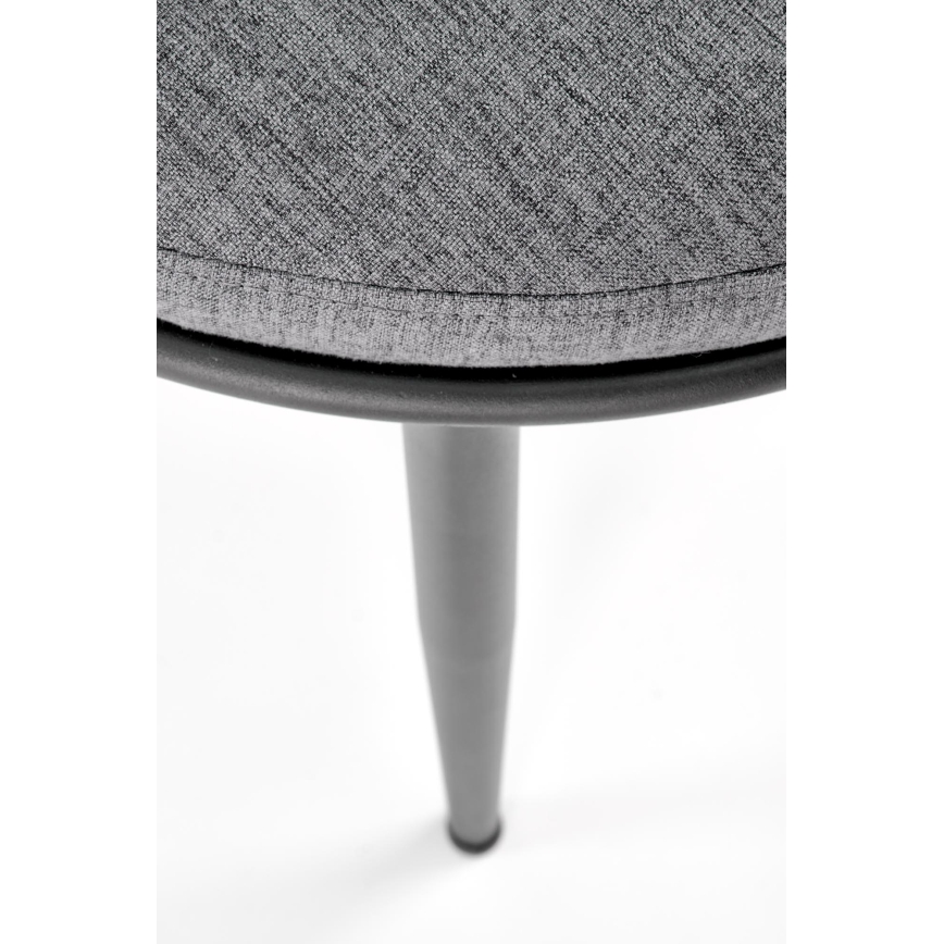 Chaise de salle à manger TILOQ 1 pièce grise