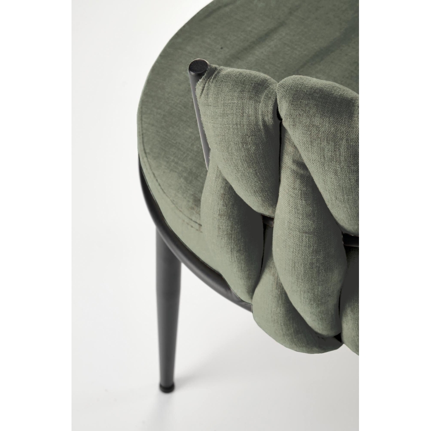 Chaise de salle à manger TILOQ 1 pièce, olive
