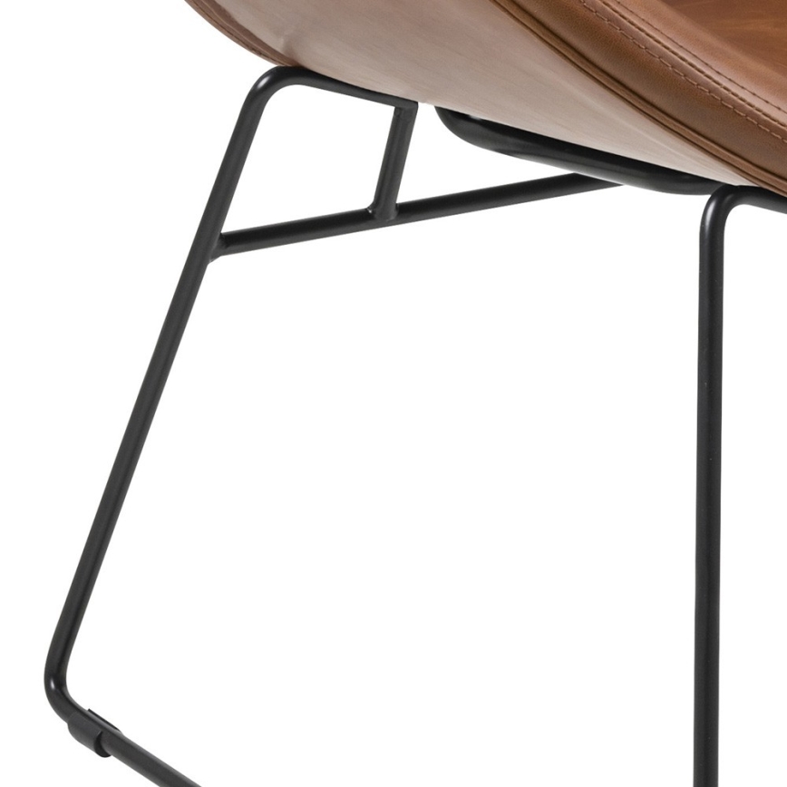 Chaise EDON marron