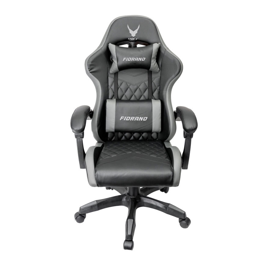 Chaise de jeu FIORANO noir/gris