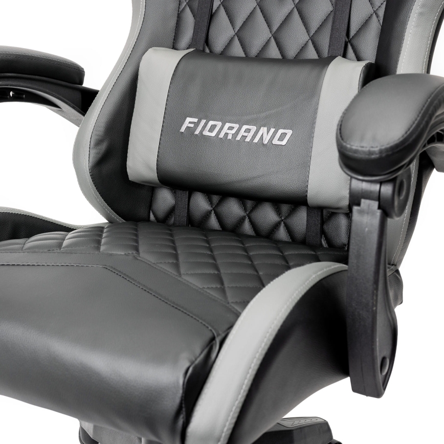 Chaise de jeu FIORANO noir/gris