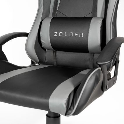Chaise gaming VARR Zolder noir/gris