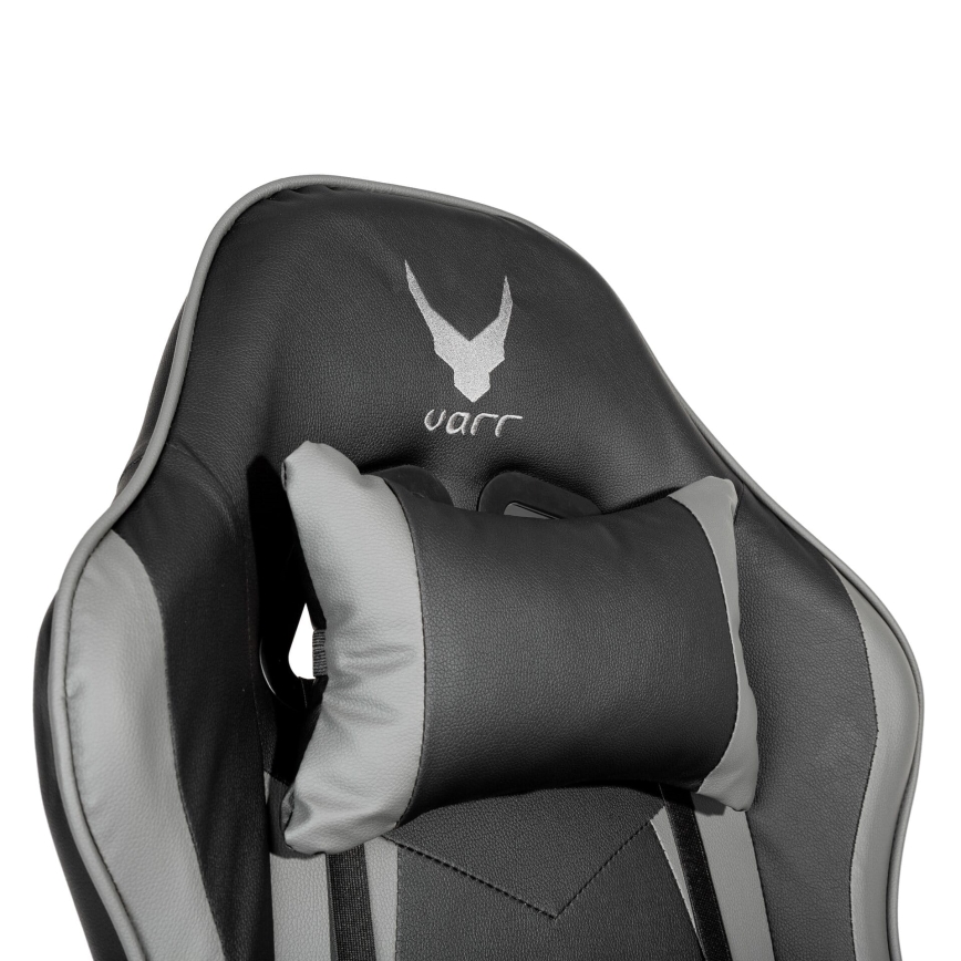 Chaise gaming VARR Zolder noir/gris