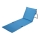 Chaise longue pliable bleu 160x55 cm
