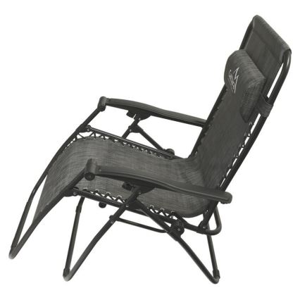 Chaise réglable pliable anthracite