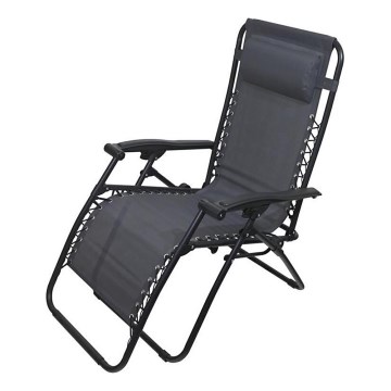 Chaise réglable pliable gris