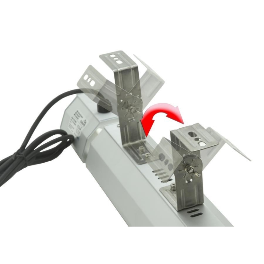 Chauffage infrarouge 1000/2000W/230V IP55 + télécommande
