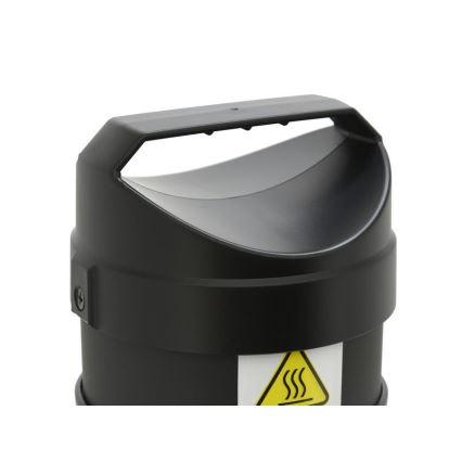 Chauffage infrarouge de sol 1000W/230V IP44 noir