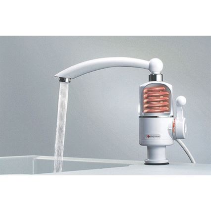 Chauffe-eau instantané 3000W/230V blanc