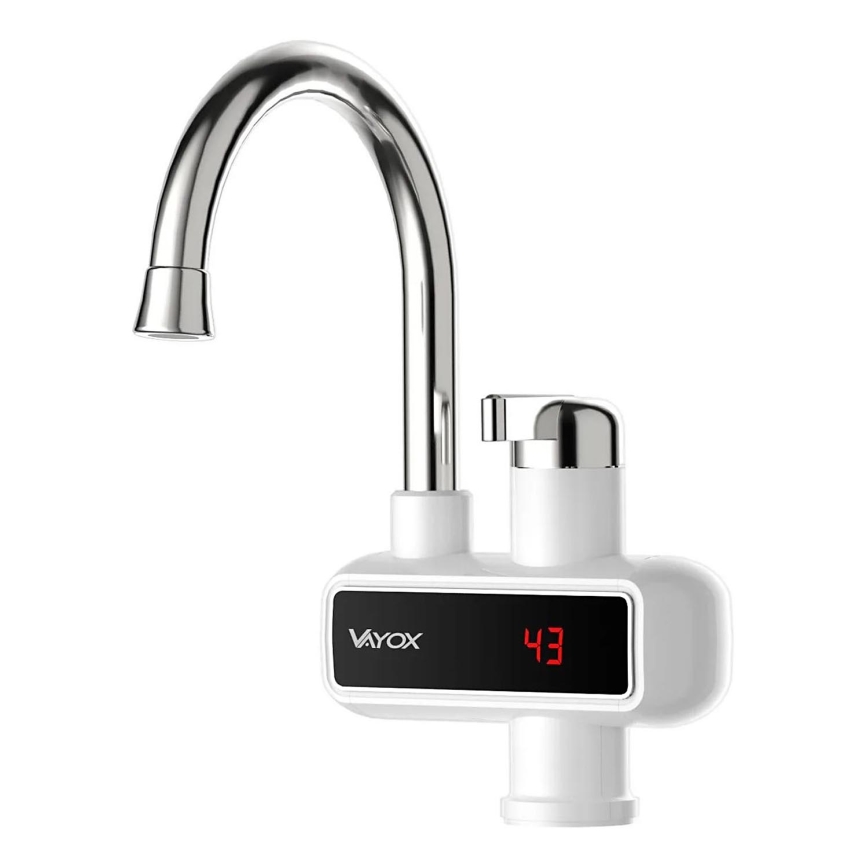 Chauffe-eau instantané avec écran Chauffe-eau instantané avec écran LED 3000W/230V IPX4 blanc3000W/230V IPX4 blanc
